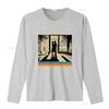 Vintage Retro The Sound of Music  Classic Movie Couple Silhouette Print Casual T Shirt vintage Washed Comfortable Versatile