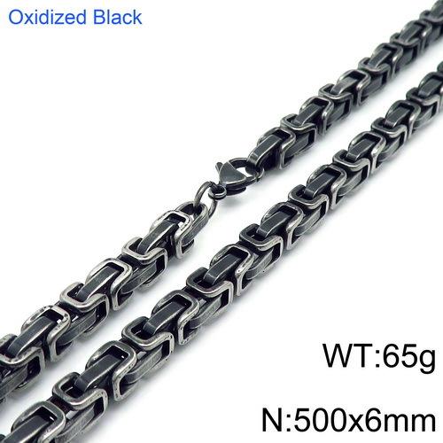 Trendy Back Chain Necklace, Personalized Domineering Men'S Imperial Chain Hip-Hop Jewelry Accessories