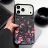 Чехол-бампер из ТПУ с принтом «Маленькие цветы» и текстурой кожи для iPhone 17 17e 16e 16 15 Pro Max 14 13 12 Pro Max 11 Air, силиконовый чехол для телефона