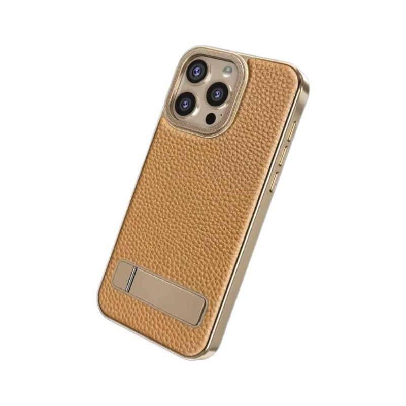 Phone Case With Stand IPhone 16 Pro Max 15 14 12 Full Body Shockproof Magnetic Leather Cover