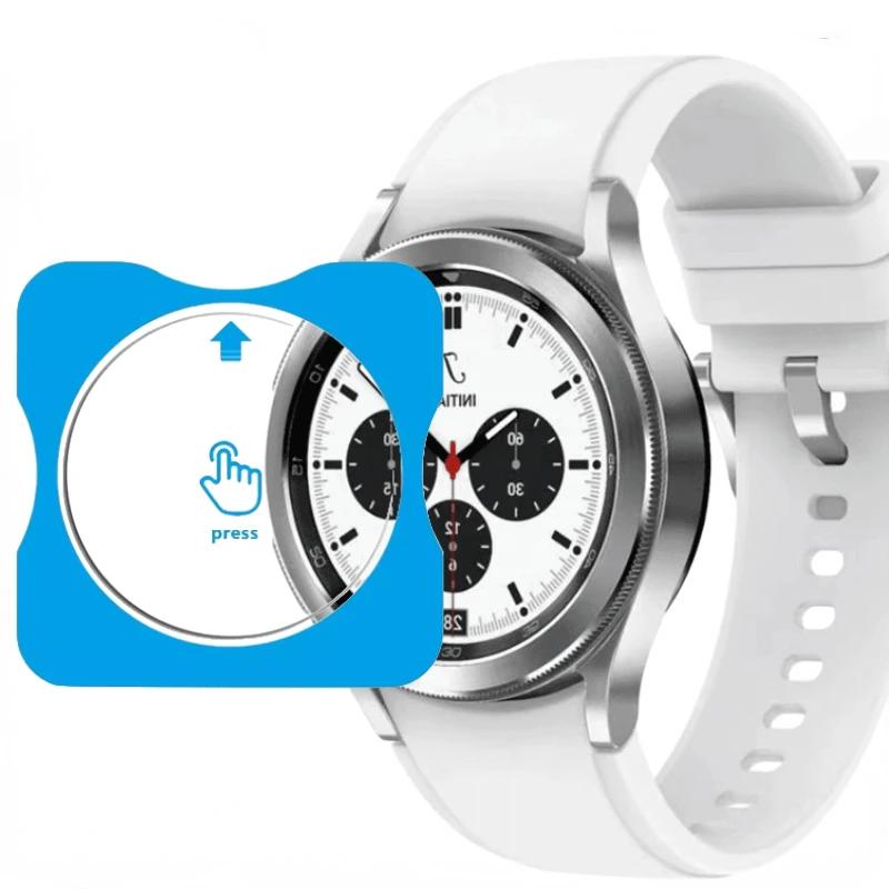 Закаленное Стекло Быстрое Наклеивание Для Samsung Galaxy Watch 8/7/6/5/4 40мм 44мм Ultra 47мм Защитная Пленка На Экран Часы 8 Classic