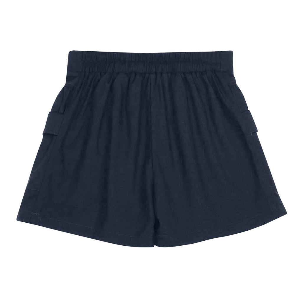 Женские модные летние шорты с карманами и высокой талией, повседневные брюки