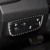 Carbon Fiber Headlight Switch Control Panel Cover Decorative Car Interior Accessories Sticker For Hyundai Veloster 2012-2017