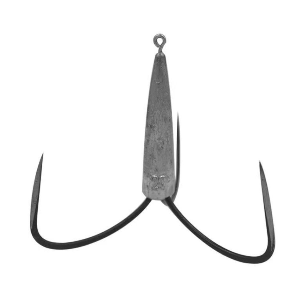 Super Sharp Three Hook Round Bend Treble Huge Fishhooks Huge Treble Hooks Saltwater
