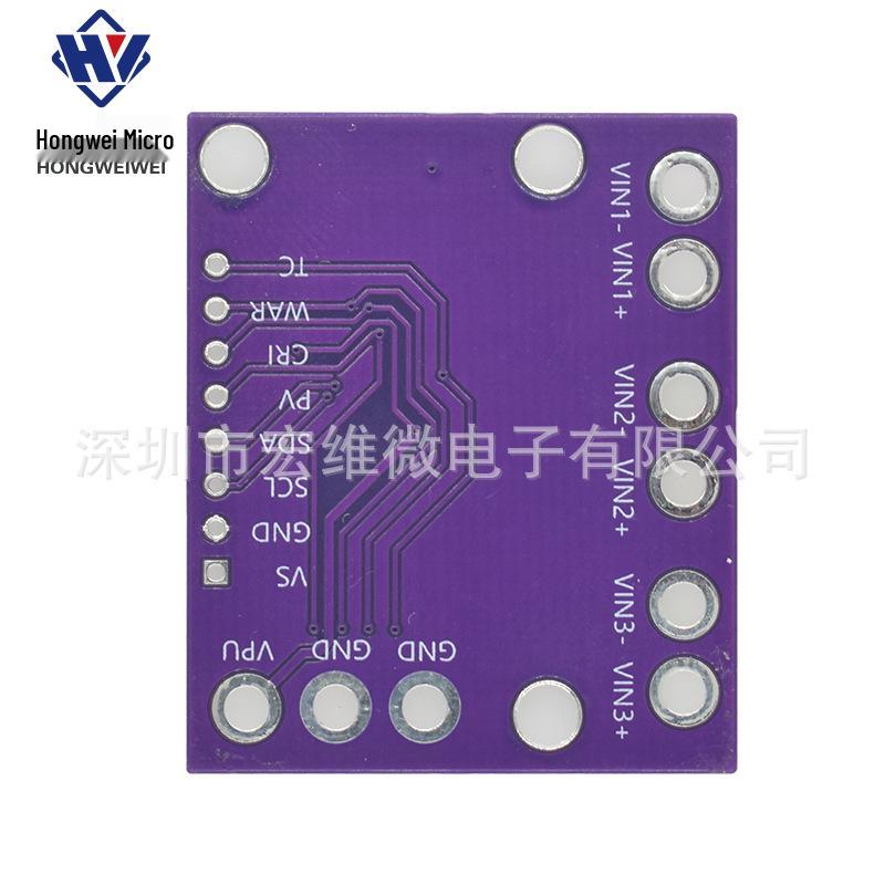 MCU-3221 INA3221 Tri-Channel Low/High-Side I2C Current/Power Monitor