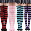 Warm Stripe Stockings Knitted Over Knee Socks Harajuku Style Cosplay Socks  Christmas Gift