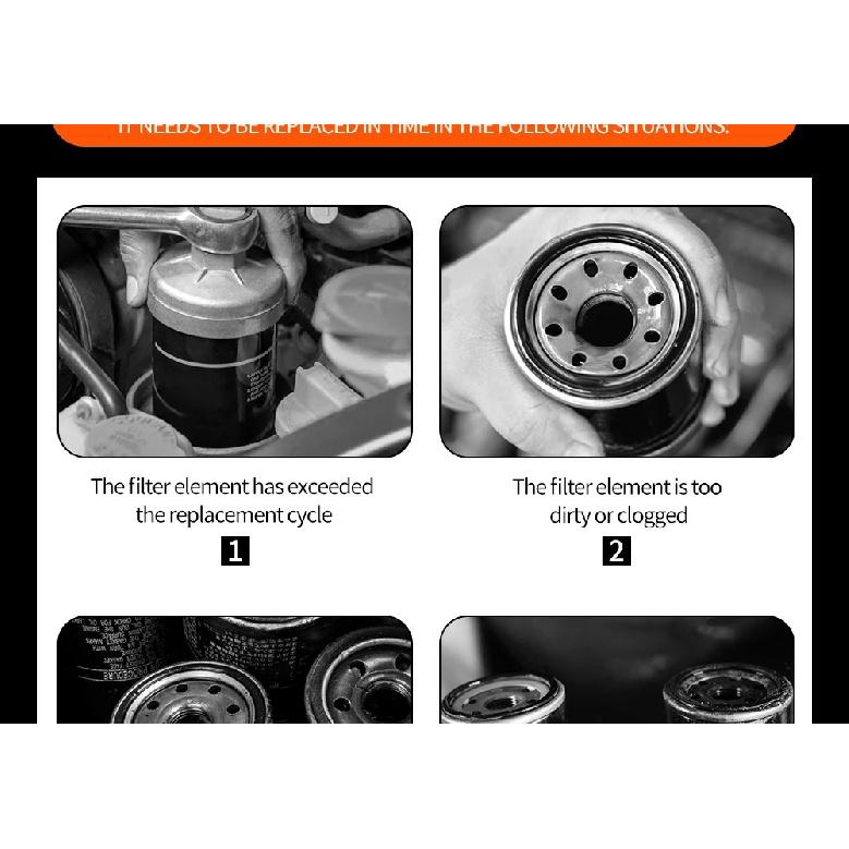 JSBM Motorcycle Oil Filter For Honda GL1800 Gold Wing XADV750 NSS750 Forza750 VTX1800 CRF1100L XL1000 CB500X CB400 CTX700 VFR800
