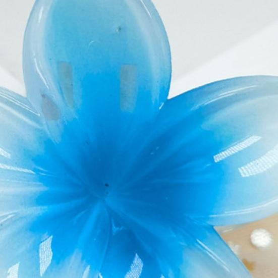 Женские летние коготки для волос яркого цвета в форме цветка, заколка для волос, маленькая заколка в виде акулы, зажим для волос на спине, душ, коготь для волос, аксессуары для волос