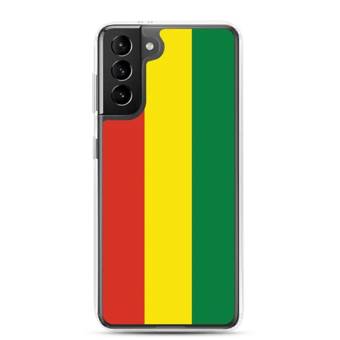 Coque Téléphone - Samsung - Galaxy S21 Ultra - Drapeau Bolivie - Souple - Multicolore