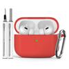 Чехол для Apple Airpods pro Чехол Аксессуары для наушников Беспроводная Bluetooth-гарнитура Силиконовый чехол для Air Pod Pro 2 с набором для чистки