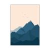 Abstract Sunset Mountain Lake Landscape Modern Canvas Painting Posters and Prints Wall Art Nordic Style Picture for Home Decor