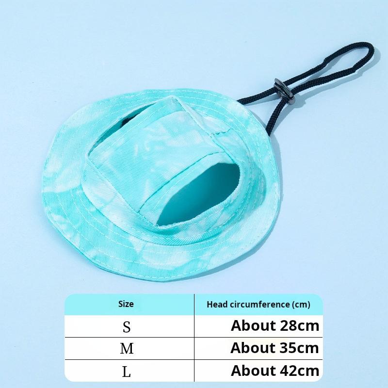 Simple with Ear Holes Outdoor Sports Hat Baseball Cap for Small and Medium Dog Adjustable Dog Sunscreen Hat Small Dogs Pet Hat Dog Hat