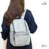 Square Zip Daypack GY Sitting Snoopy