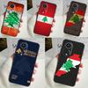 Lebanon Flag Map Cover For Honor Magic 6 5 Lite Pro 50 70 90 Honor X8b X9b X6 X7 X8 X9 X6a X7a X9a X8a Case