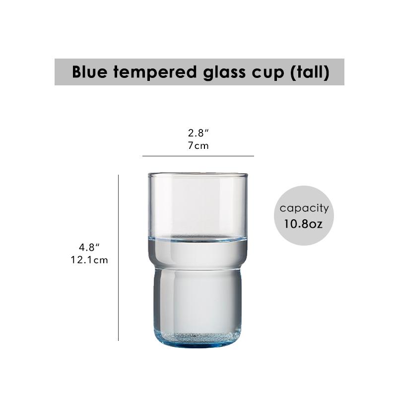 Стеклянные стаканы для лонг-дринков, цветные стаканы для питья, цветные стаканы, закаленное стекло для сока, напитков, пива, коктейлей