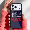 Шприц медсестры, сердцебиение, лекарство, чехол для телефона iPhone 17 Air 16e 15 14 13 Pro Max, задняя крышка для 12 11 Pro, Coque