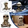 Terrifying Cloak Meditation Small Personalized Desktop Ornament Car Resin Doll Halloween Decoration