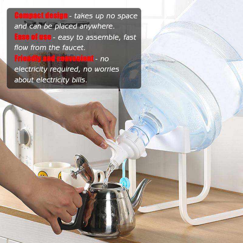 Стойка для ведра чистой воды Стойка для воды в бочке Водяной насос Перевернутый диспенсер для воды Большое ведро для воды Простой диспенсер для воды