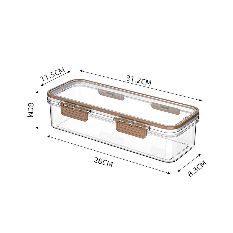 1pc Kitchen Noodles Spaghetti Container Home Food Cereal Preservation Storage Box Large-capacity Transparent Sealed Container