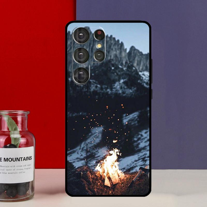 Кемпинг Природа Гора Чехол Funda Для Samsung Galaxy S25 Ultra S9 S10 S20 S21 FE S22 S23 Plus S24 Ultra Чехол для Телефона