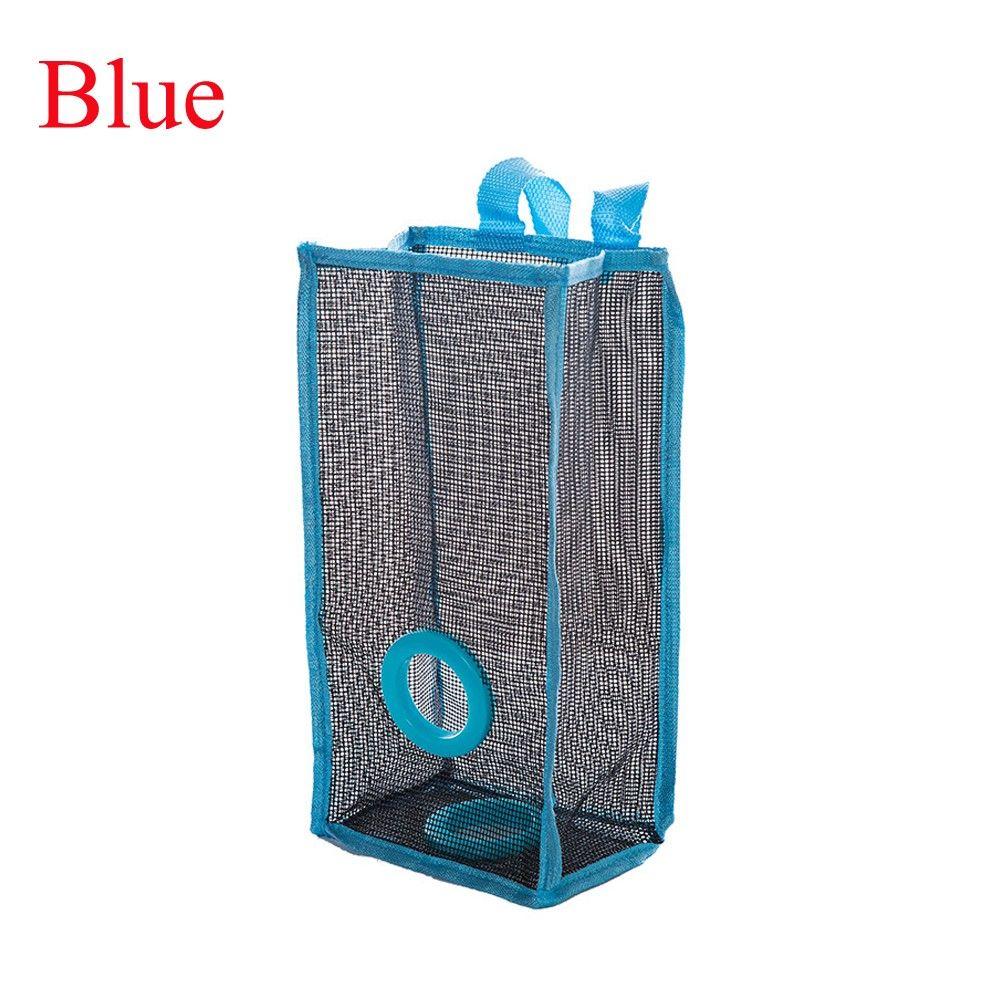 Домашний органайзер для мусора Переработка Практичный дышащий сетчатый подвесной держатель для мусора Хранение пластиковых мешков
