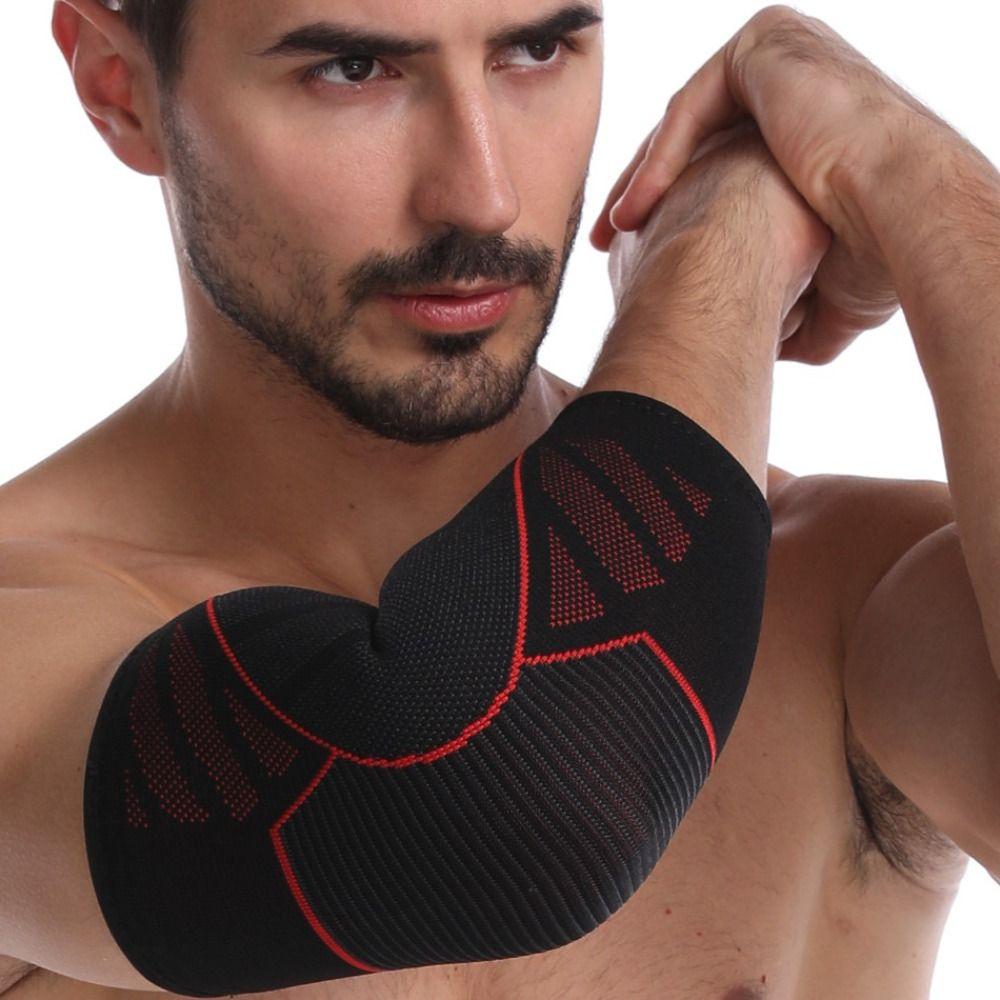 Wear-resistant Compression Elbow Support Pads Nylon Breathable Arm Pad  Basketball Volleyball