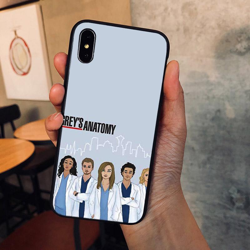 Gray's Anatomy доктор медсестра стетоскоп телефонные чехлы для iPhone 8 7 6 6S Plus X 10 5 5S SE XR XS XSMAX 11 12 pro Max Mini Shells