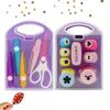 With Storage Box DIY Puncher Craft Set Plastic Kids Hole Punch Kids Craft Hole Punch Shapes Set