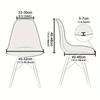Polar Fleece Shell Chair Cover Solid Color Jacquard Dining Chair Slipcover Stretch Anti-Dust Seat Cover For Living Room Home
