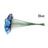 5PC New Creative Handicraft Yard Lawn Ornament 3D Simulation Butterfly Thin Stick Artificial Dragonfly With Stem Home Room Decor
