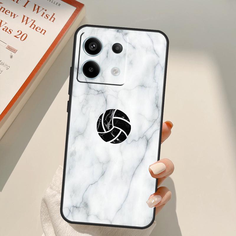 Чехол для волейбола For Xiaomi Redmi Note 13 14 9 10 12 11 15 Pro Plus Чехол для Redmi 15 C 12C 13C 14C 10C