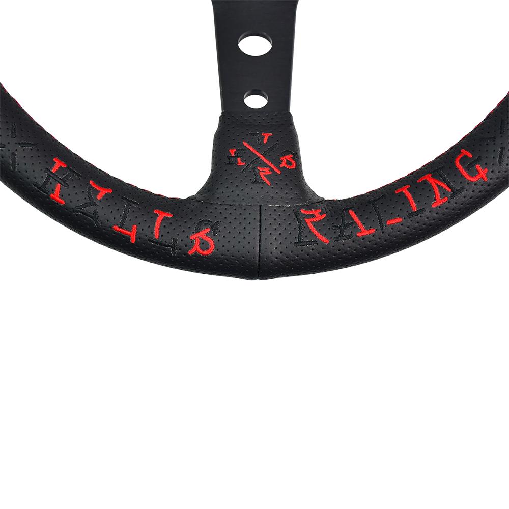 VERTEX 320mm Design Style Automobile Repacking Racing Steering Wheel 6 Bolt Alloy Drift Racing Steering Wheel With Horn Button
