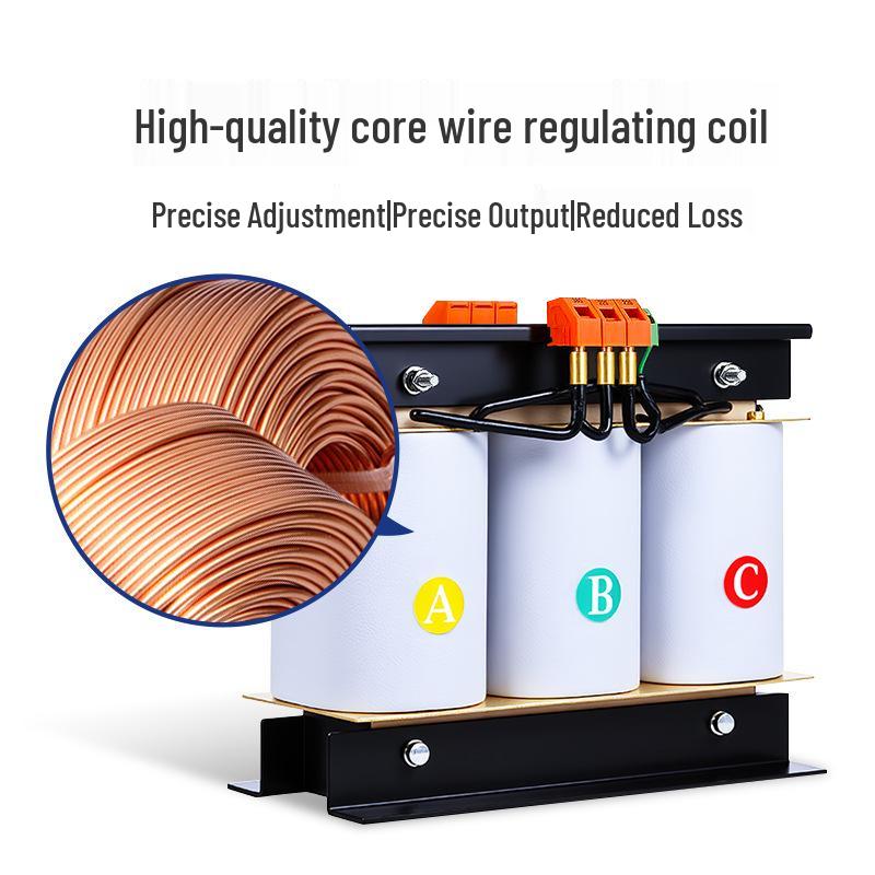 100KVA Three-Phase Dry-Type Autotransformer Isolation Transformer (415V to 380V to 220V)