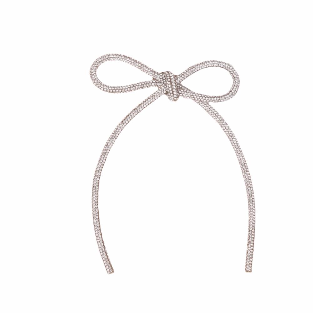 Sparkly Crystal Diamond Bow Brooch Anti Glare Tassel Sparkling Diamond Brooch Blazer Accessory