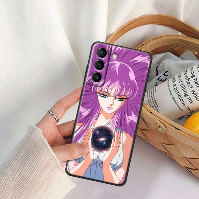 Чехол для телефона Saint Seiya для Samsung Galaxy S24 S23 Ultra 5G S20 S21 FE S25 S24FE S26 Plus Мягкий чехол Пегас Сейя