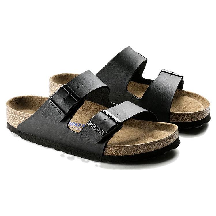 Birkenstock Arizona Мягкая стелька Birko-Flor Узкая 'Черный' 0551253