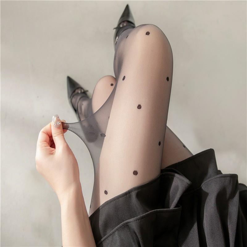Ultra Sheer 0D Black Pantyhose Women Invisible Seamless Tights With Anti-Run Anti-Snag Design