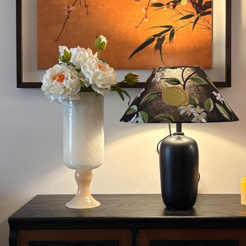 Glazed Vase Decorative Modern Vases Luxury Aesthetic Interior Flower Bottle Elegant Living Room Flowers Bottles Table Decoration