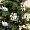 Festive Hanging Ornaments for Tree Dog Advent Calendar 2026 24-Day Christmas Countdown with 24 Acrylic Cute Ornaments Collectible Figures