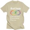Men Autism Acceptance Awareness Action T Shirt Summer Short Sleeve 100 Cotton Tshirt Casual Creative Graphics Tees Shirt
