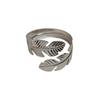 Leaf Cuff Bangles Gold Silver Exaggerated Bracelet Unique Wide Open Bangle  Women