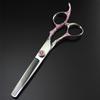 Steel 6 '' Scissor Pink Rose Hair Scissors Haircut Thinning Barber Cutting Shears Hairdresser Scissors