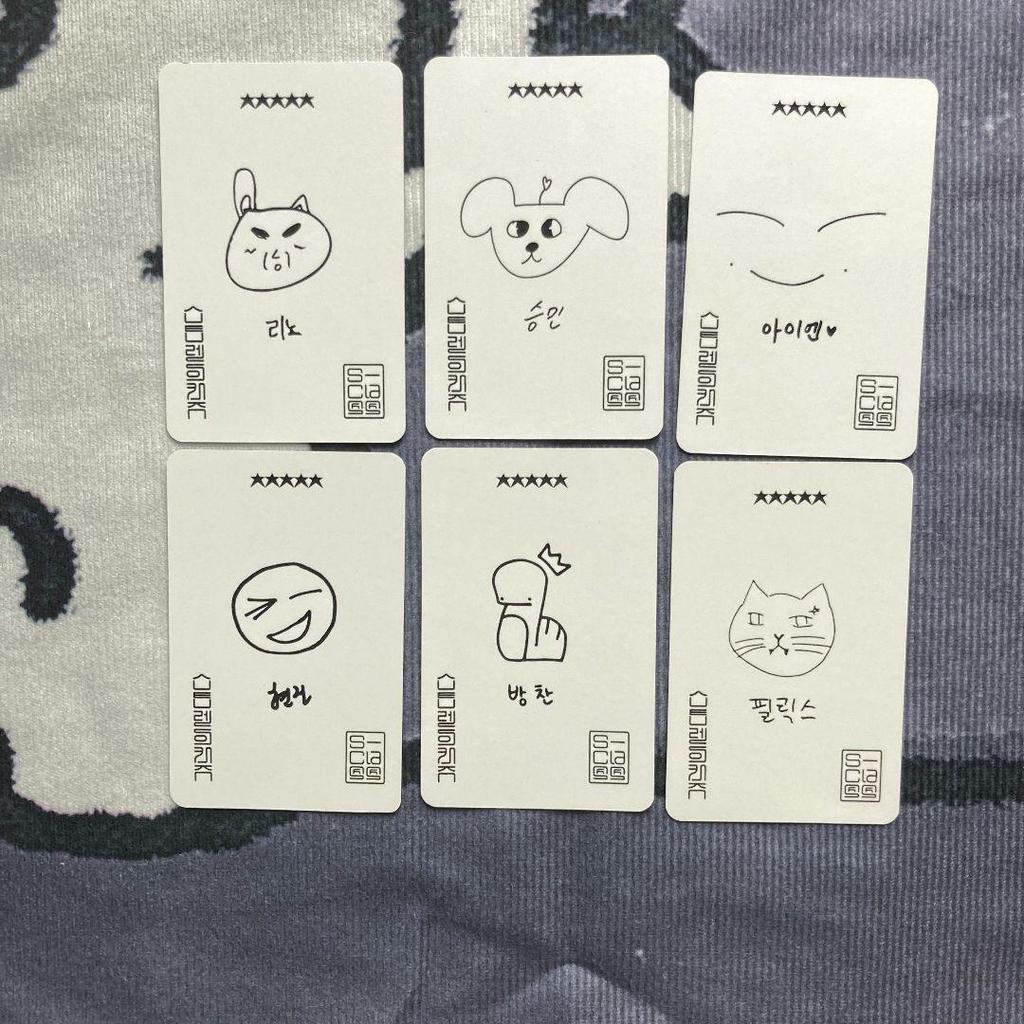 [Б/У] StrayKids 5star 4.0 Букет Лакидро Торговые Карты (6 Карт)