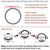 FKHM2 For Skoda VRS Kodiaq Karoq Kamiq Octavia 1 a5 Scala Superb Yeti Fabia ENYAQ Citigo Carbon Fiber Suede Car Steering Wheel Cover
