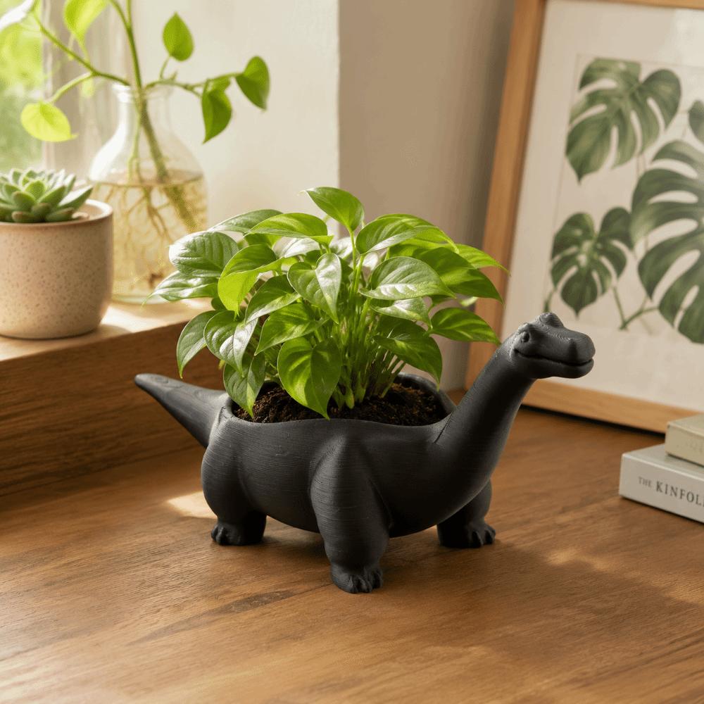 Funny Mini Flower Pot 3D Printed Small Storage Multi-purpose Dinosaur Flowerpot Balcony