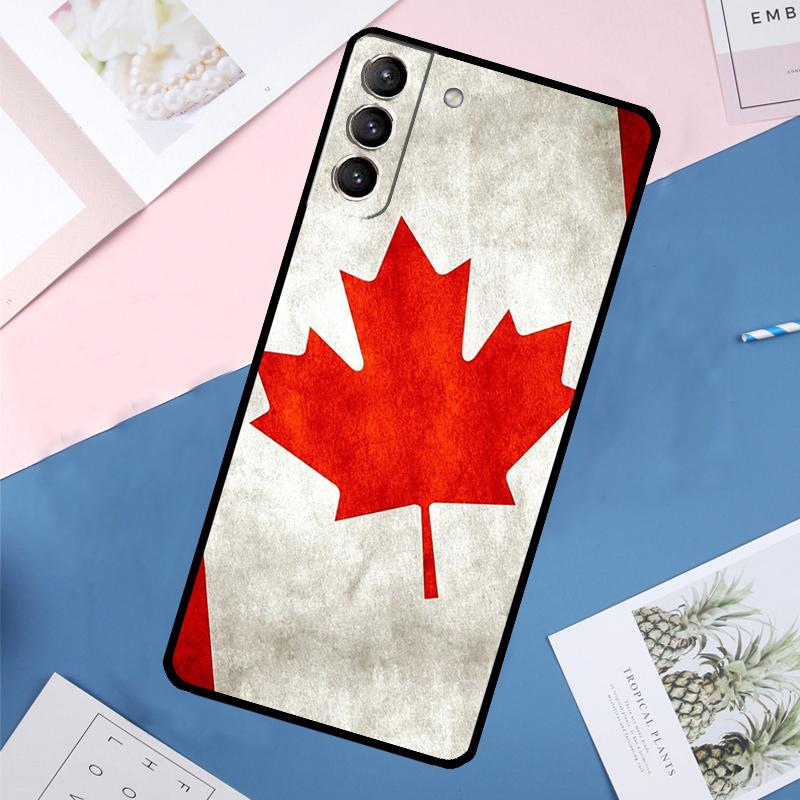 Canada Canadian Flag Case For Samsung Galaxy S24 Ultra S21 S22 S23 S25 Ultra S9 S10 Plus S20 FE S25 FE Back Cover