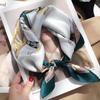 New silk scarf square scarf high-end women's versatile fashion simulation silk silk scarf scarf mulberry silk 71 small square scarf