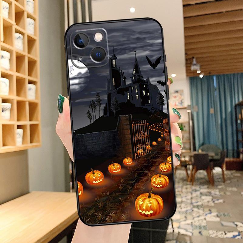 Эстетичный чехол для телефона на Хэллоуин для iPhone 15 Pro Max 14 13 12 11 16 17 Pro Max mini 15 16 Plus 16e 17 Air Cover