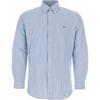 Polo FW23 Striped Button-Down Collar Long Sleeve Shirt Men Shirts Blue 710928918-001