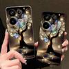 Чехол с рисунком «Сияющее Дерево Фэнтези и Бабочки» для Xiaomi Redmi Note 14 13 Pro 5G 4G 12 11 Чехол для Xiaomi 14T 13T 11T Pro Силиконовый чехол с текстурой кожи